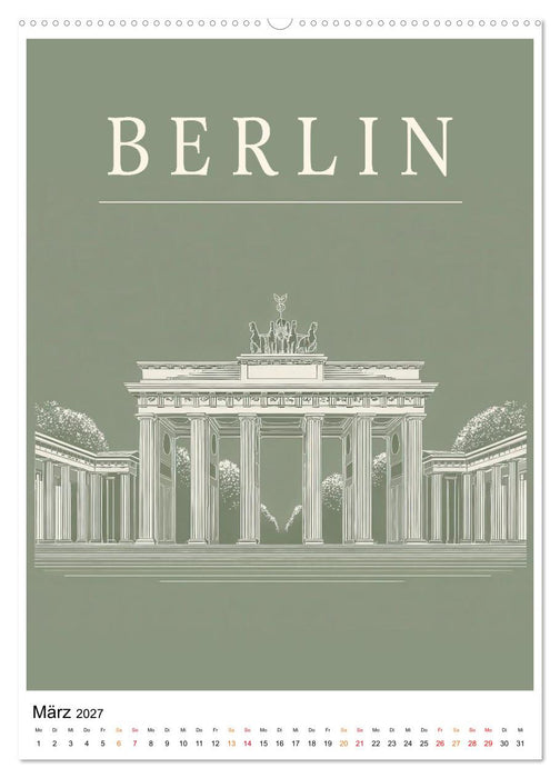 Stadtblicke - zeitlose Momente (CALVENDO Wandkalender 2027)