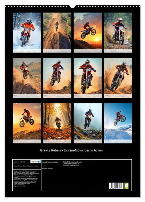 Gravity Rebels - Extrem-Motocross in Action (CALVENDO Wandkalender 2027)
