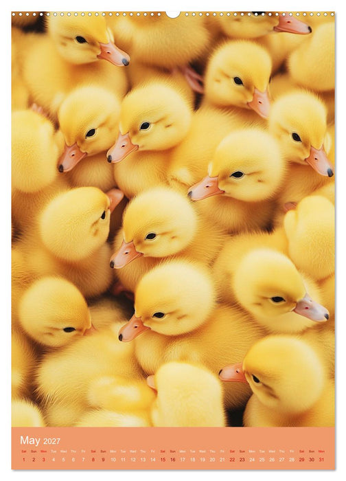 Snuggly Fluff Piles (CALVENDO Monthly Calendar 2027)