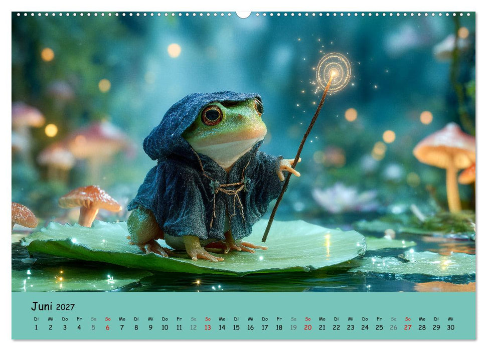 Magischer Märchenwald - Kinderkalender mit Tier-Zauberern (CALVENDO Premium Wandkalender 2027)