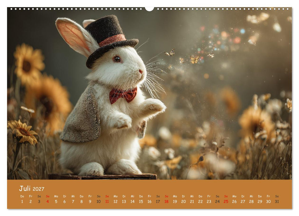 Magischer Märchenwald - Kinderkalender mit Tier-Zauberern (CALVENDO Premium Wandkalender 2027)