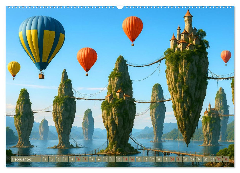 Ballonfahrt durch surreale Welten (CALVENDO Wandkalender 2027)