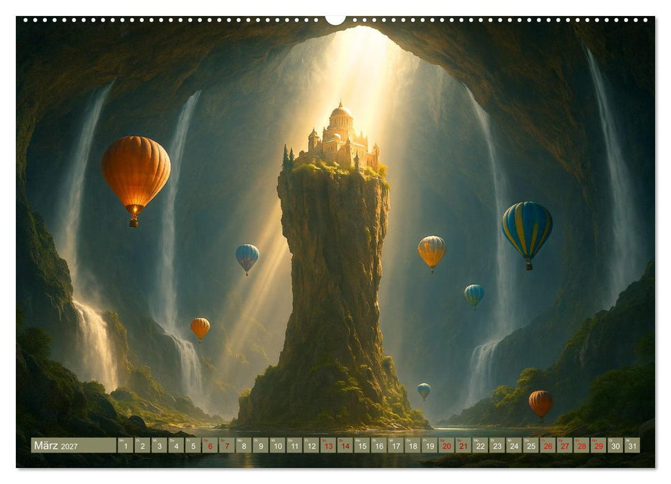 Ballonfahrt durch surreale Welten (CALVENDO Wandkalender 2027)