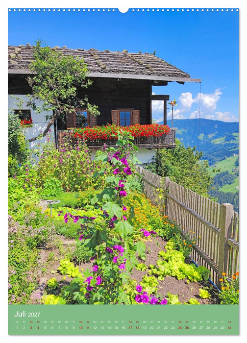 Südtirol - Bauernhöfe ein Leben am Steilhang (CALVENDO Premium Wandkalender 2027)