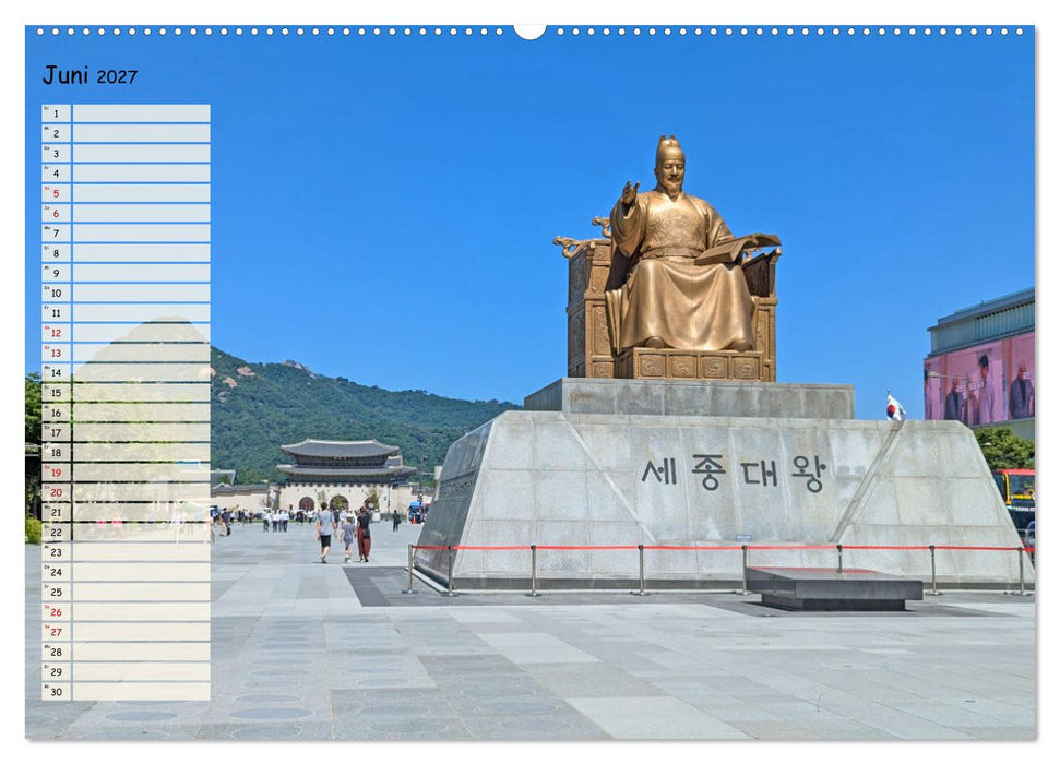 Seoul - Stadt der Kontraste (CALVENDO Wandkalender 2027)