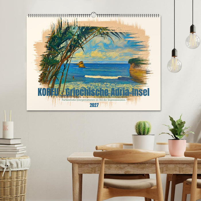 Korfu - Griechische Adria-Insel (CALVENDO Wandkalender 2027)
