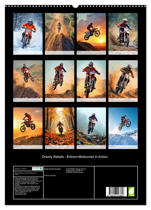 Gravity Rebels - Extrem-Motocross in Action (CALVENDO Premium Wandkalender 2027)