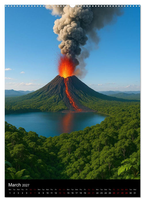 Volcanic Spectacle (CALVENDO Monthly Calendar 2027)