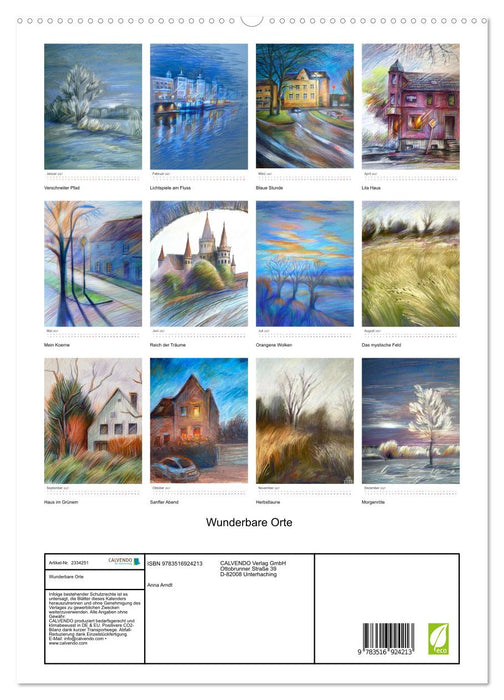 Wunderbare Orte (CALVENDO Premium Wandkalender 2027)