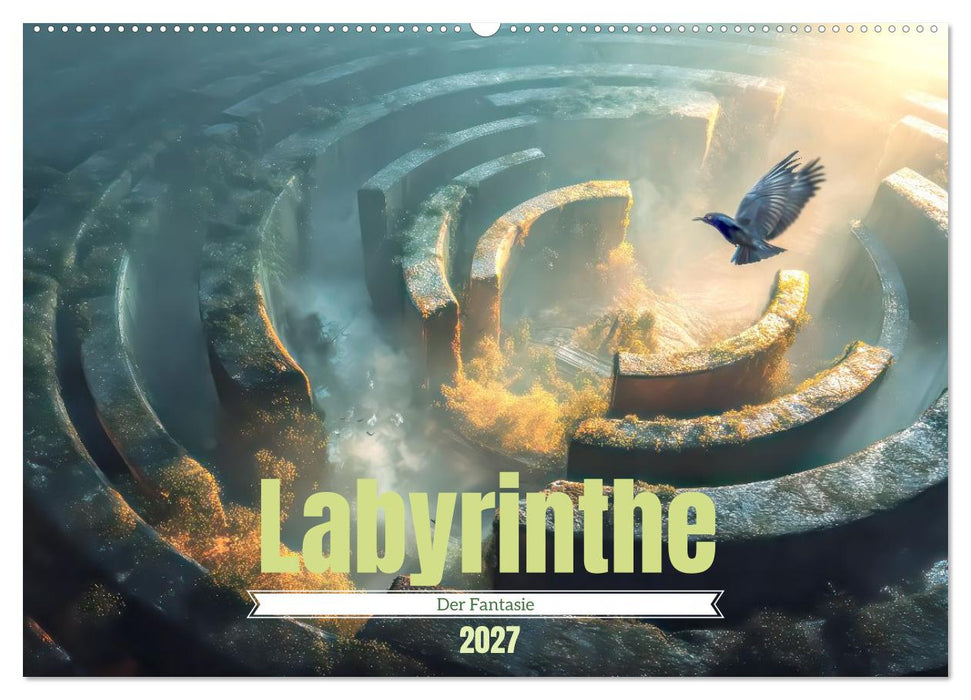 Labyrinthe - Der Fantasie (CALVENDO Wandkalender 2027)