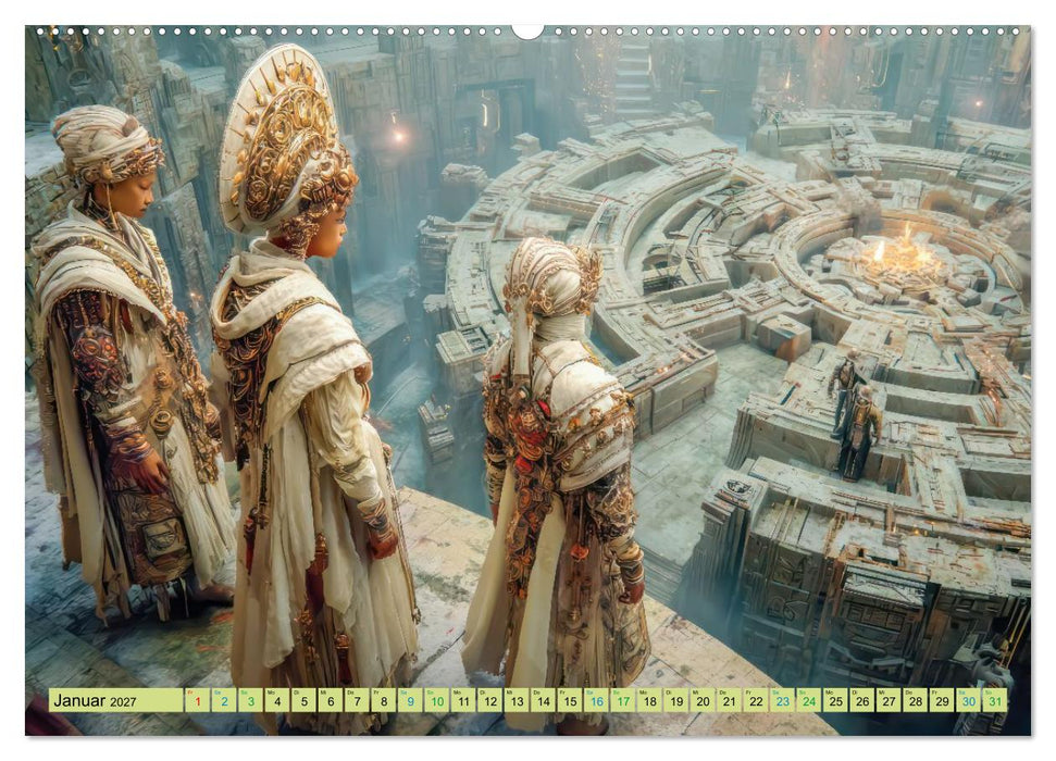 Labyrinthe - Der Fantasie (CALVENDO Wandkalender 2027)