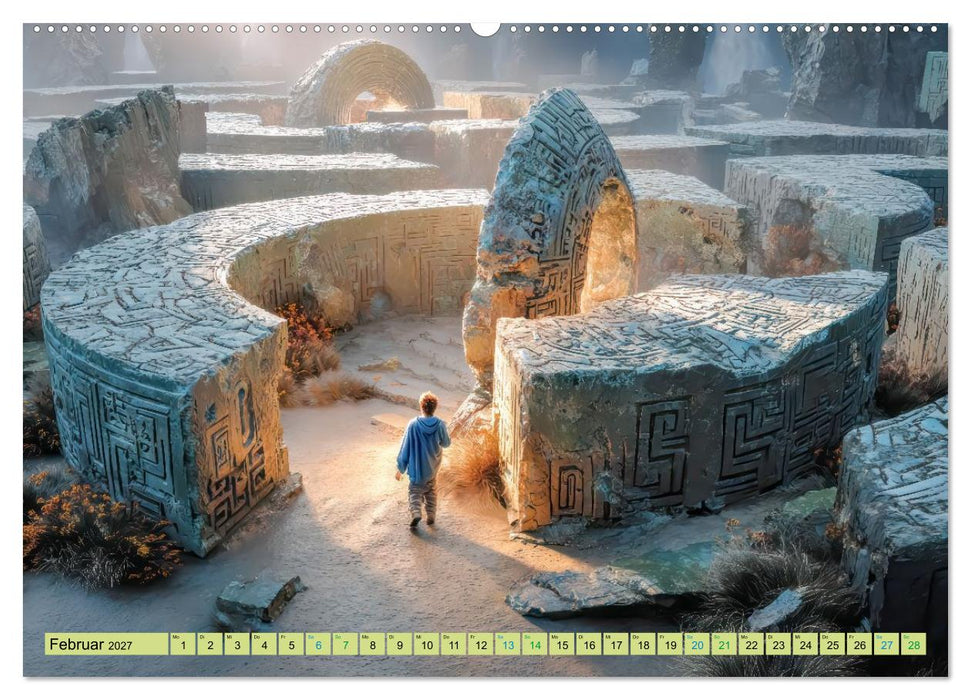 Labyrinthe - Der Fantasie (CALVENDO Wandkalender 2027)