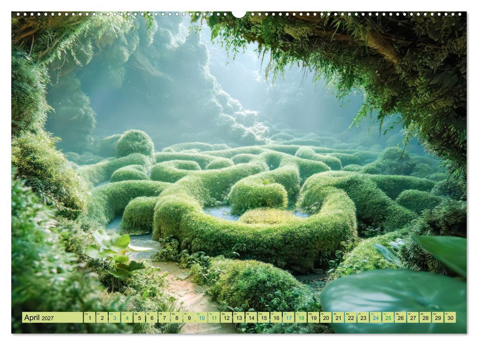 Labyrinthe - Der Fantasie (CALVENDO Wandkalender 2027)