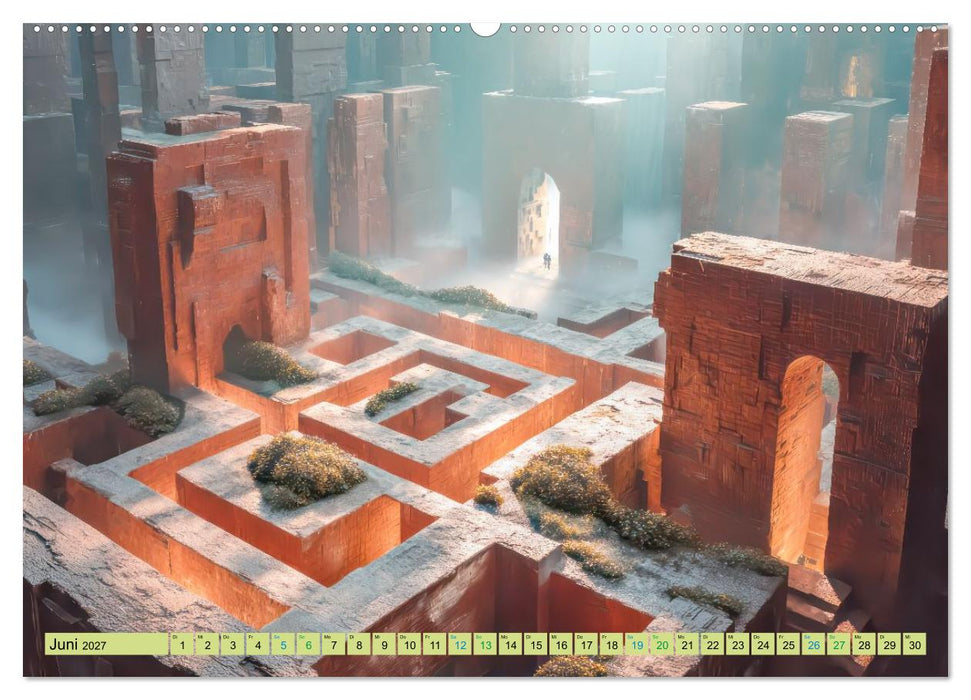Labyrinthe - Der Fantasie (CALVENDO Wandkalender 2027)