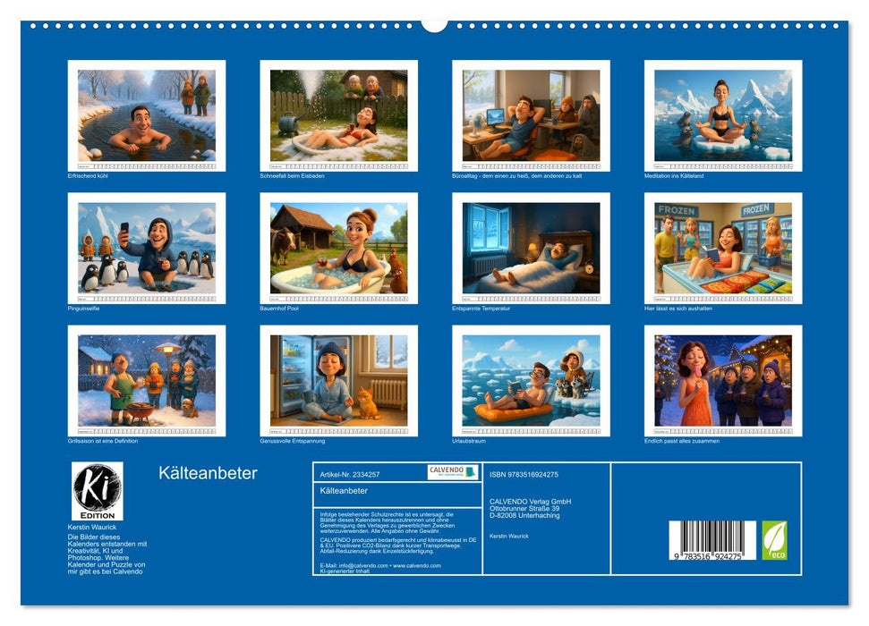 Kälteanbeter (CALVENDO Premium Wandkalender 2027)