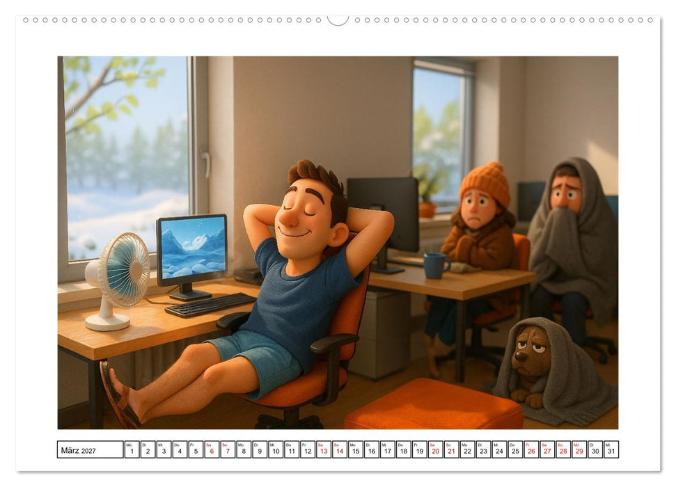 Kälteanbeter (CALVENDO Premium Wandkalender 2027)