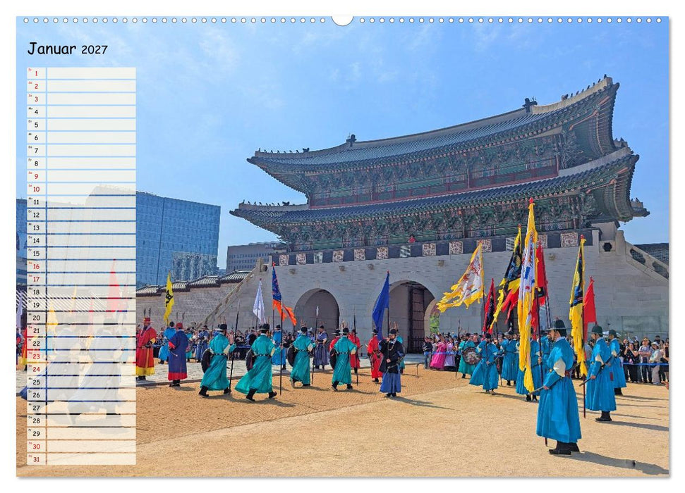 Seoul - Stadt der Kontraste (CALVENDO Premium Wandkalender 2027)