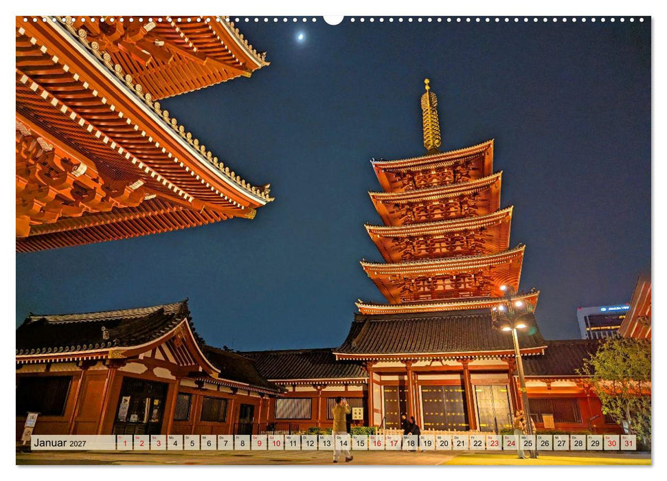 Japan entdecken Tokio, Osaka & mehr (CALVENDO Wandkalender 2027)
