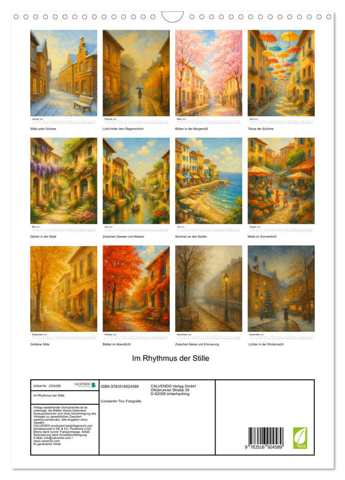 Im Rhythmus der Stille (CALVENDO Wandkalender 2027)