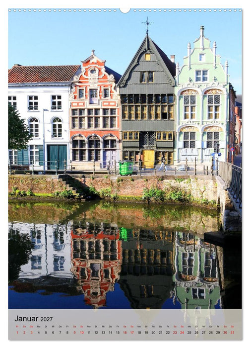 Löwen und Mecheln - Zwei Highlights in Belgien (CALVENDO Premium Wandkalender 2027)