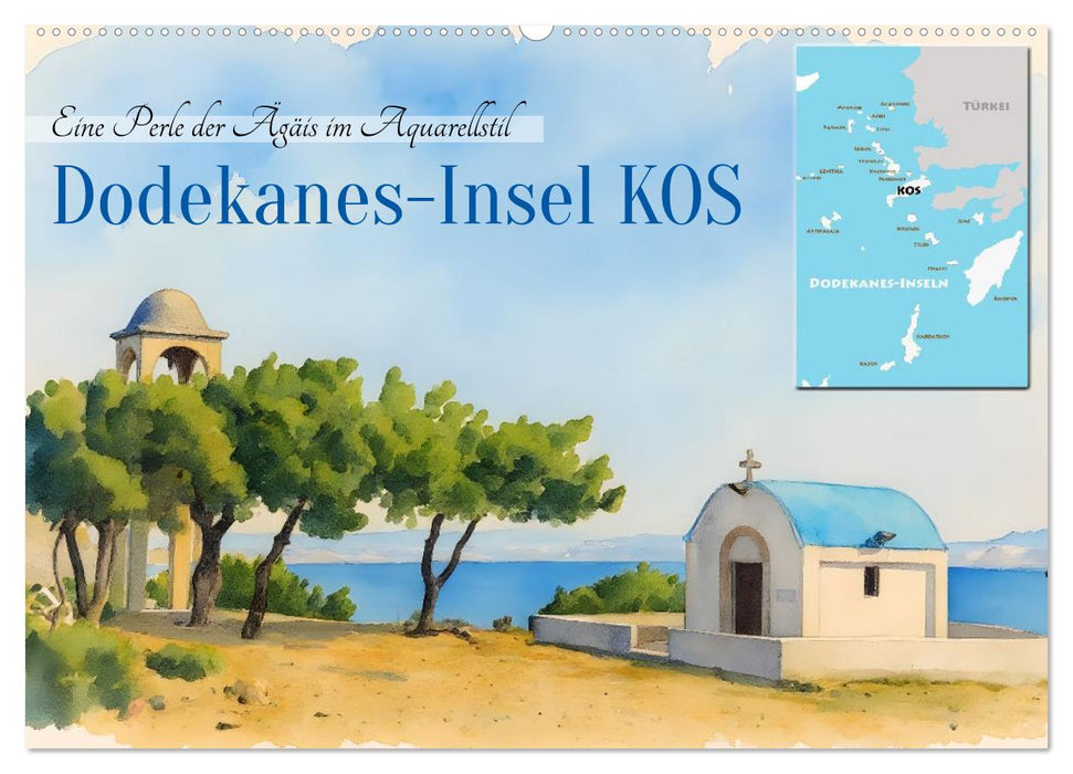 Dodekanes-Insel Kos (CALVENDO Wandkalender 2027)