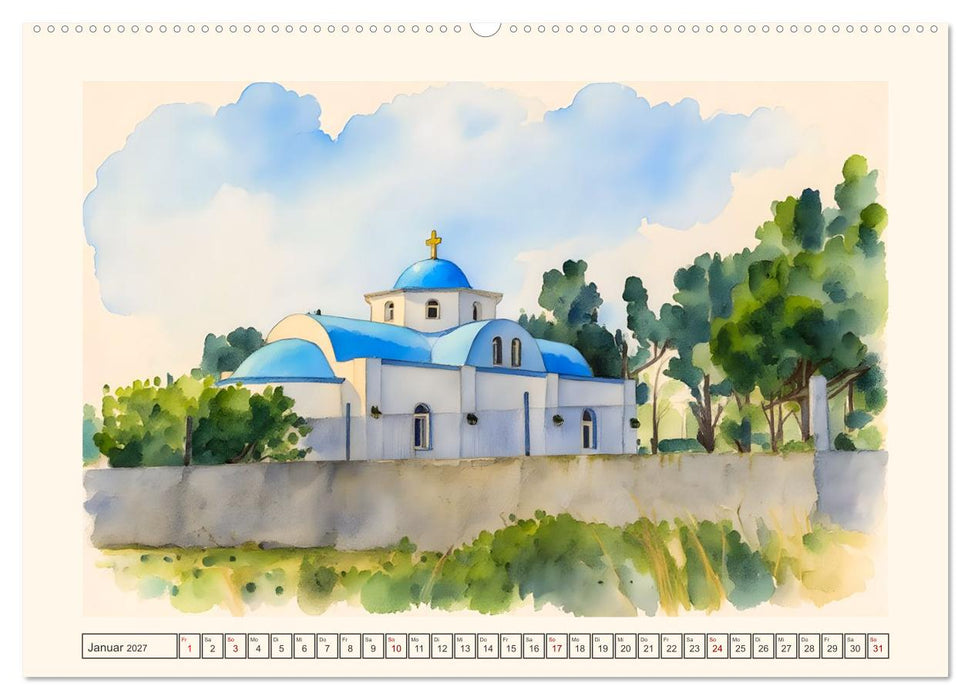 Dodekanes-Insel Kos (CALVENDO Wandkalender 2027)