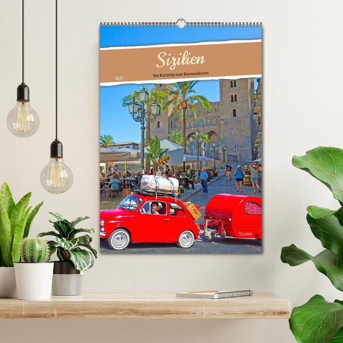 Sizilien Ein Kurztrip zum Kennenlernen (CALVENDO Wandkalender 2027)
