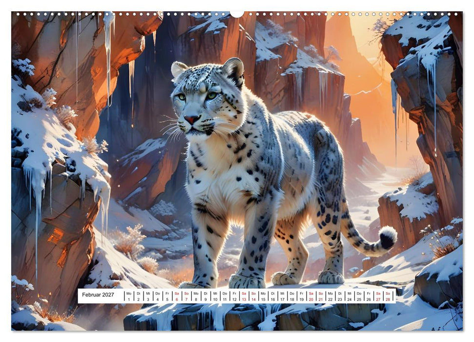 Fantasievolle Könige der Wildnis (CALVENDO Premium Wandkalender 2027)
