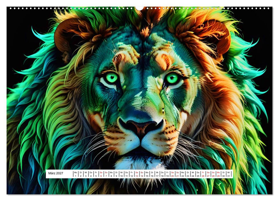 Fantasievolle Könige der Wildnis (CALVENDO Premium Wandkalender 2027)