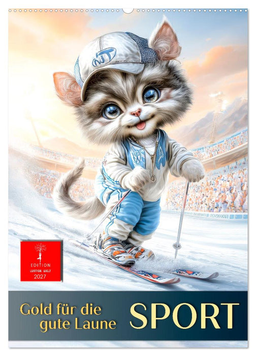 Sport, Gold für die gute Laune (CALVENDO Wandkalender 2027)