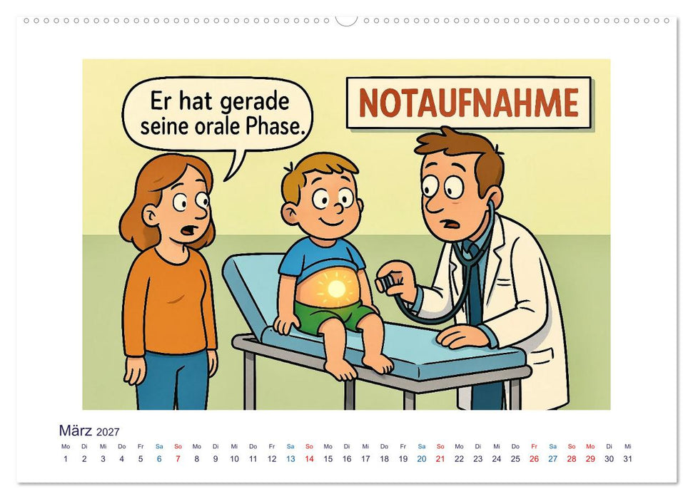 Wahnsinn in der Notaufnahme (CALVENDO Wandkalender 2027)