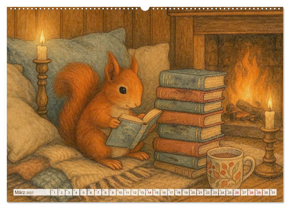 Zuhause bei den Kleinen. Ein Jahr voller tierischer Rückzugsorte. (CALVENDO Wandkalender 2027)