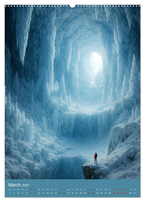 Awsome Caves in the Deep (CALVENDO Premium-Calendar 2027)