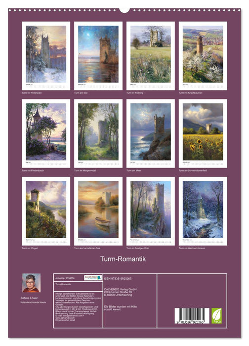 Turm-Romantik (CALVENDO Premium Wandkalender 2027)