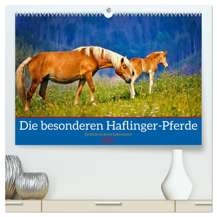 Die besonderen Haflinger-Pferde (CALVENDO Premium Wandkalender 2027)