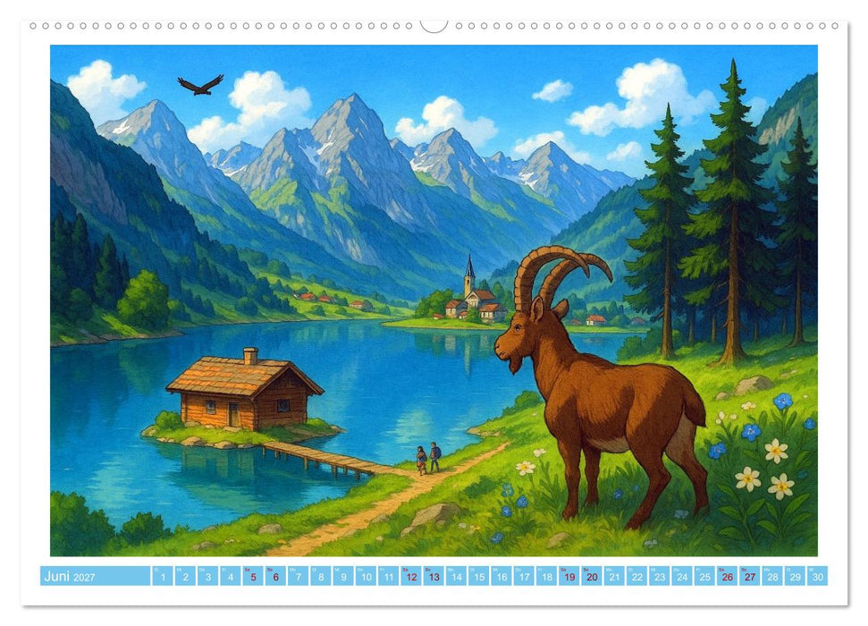 Wo Heidi gern gewesen wäre (CALVENDO Wandkalender 2027)