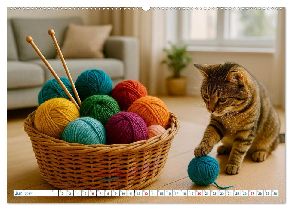 Stricken und Wolle (CALVENDO Wandkalender 2027)