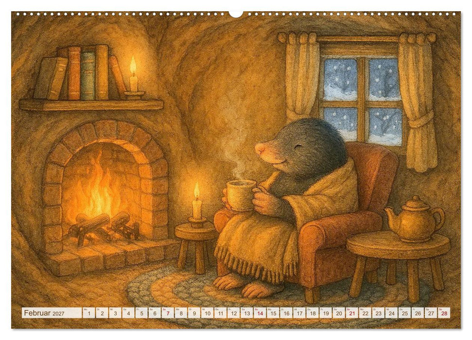 Zuhause bei den Kleinen. Ein Jahr voller tierischer Rückzugsorte. (CALVENDO Premium Wandkalender 2027)