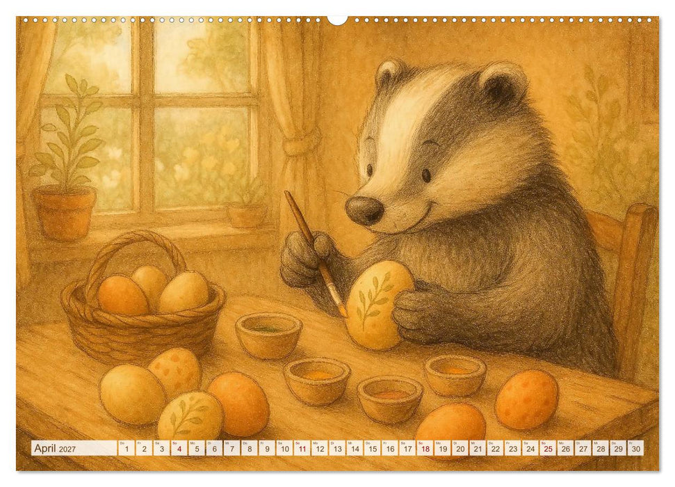 Zuhause bei den Kleinen. Ein Jahr voller tierischer Rückzugsorte. (CALVENDO Premium Wandkalender 2027)