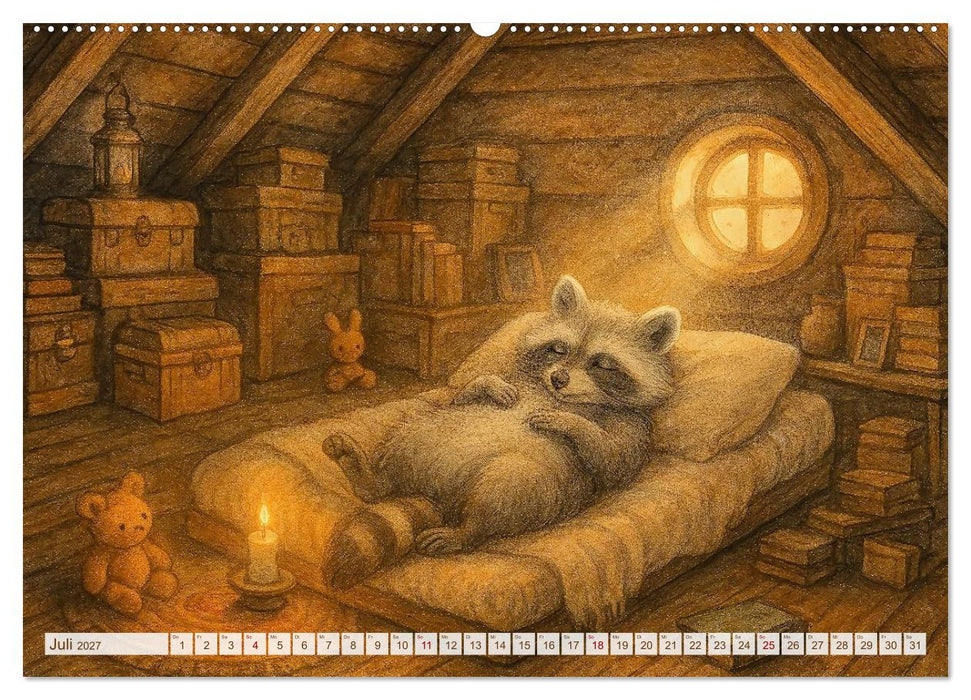 Zuhause bei den Kleinen. Ein Jahr voller tierischer Rückzugsorte. (CALVENDO Premium Wandkalender 2027)