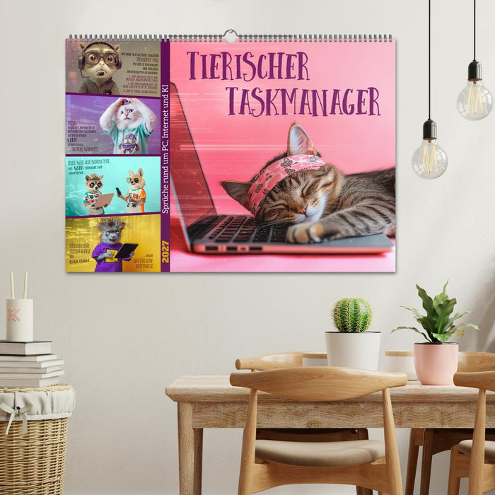 Tierischer Taskmanager (CALVENDO Wandkalender 2027)