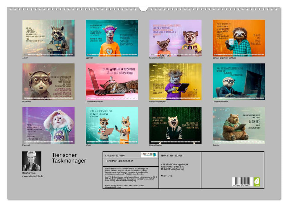 Tierischer Taskmanager (CALVENDO Wandkalender 2027)