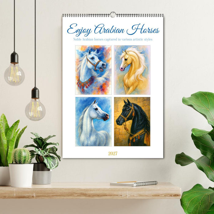Enjoy Arabian Horses (CALVENDO Monthly Calendar 2027)