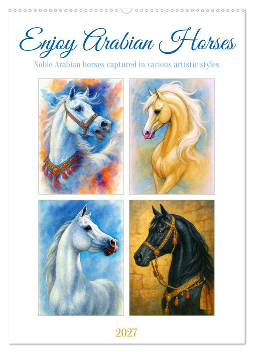 Enjoy Arabian Horses (CALVENDO Monthly Calendar 2027)