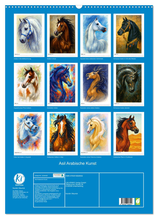 Asil Arabische Kunst (CALVENDO Wandkalender 2027)