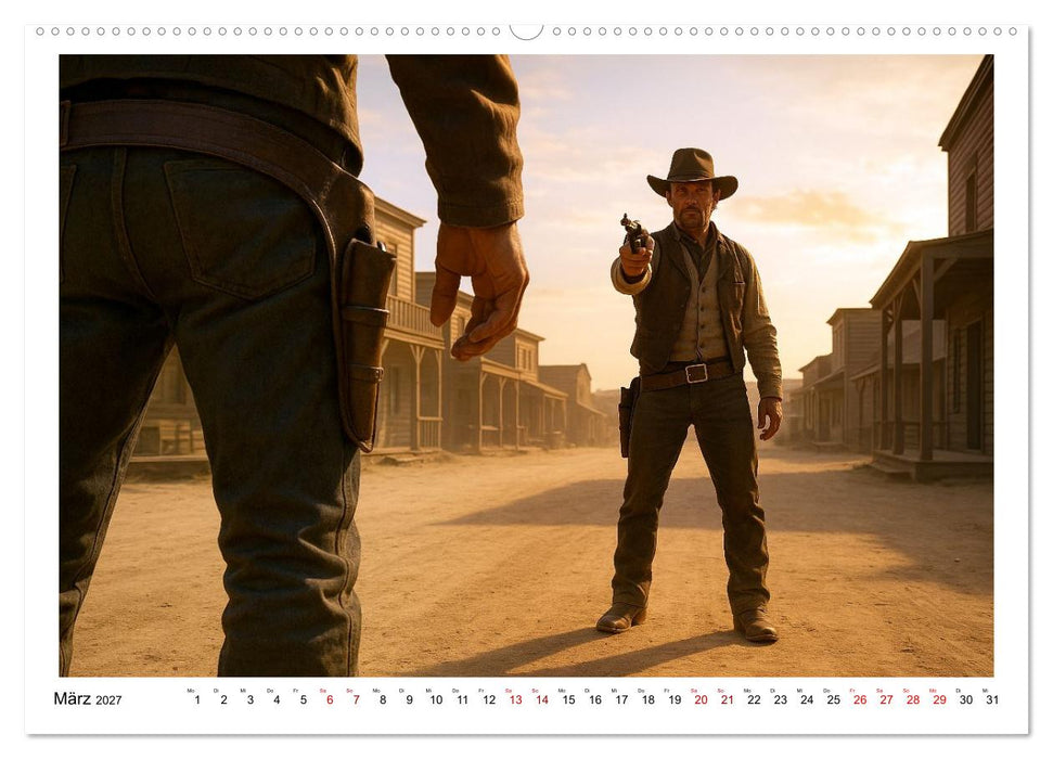Cowboy Alltag und Western Staub (CALVENDO Premium Wandkalender 2027)