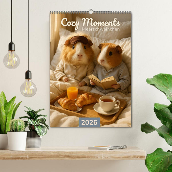 Cozy Moments - Meerschweinchen Kalender (CALVENDO Wandkalender 2027)