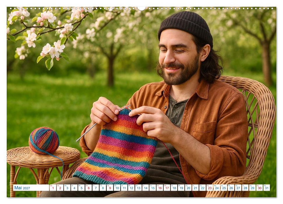 Stricken und Wolle (CALVENDO Premium Wandkalender 2027)