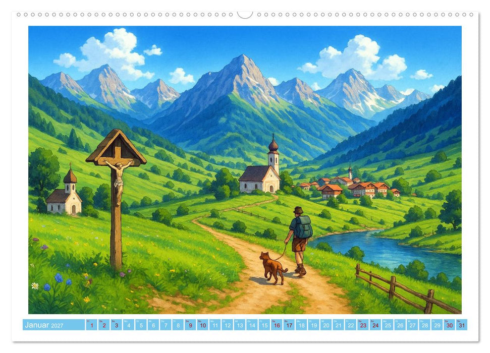 Wo Heidi gern gewesen wäre (CALVENDO Premium Wandkalender 2027)