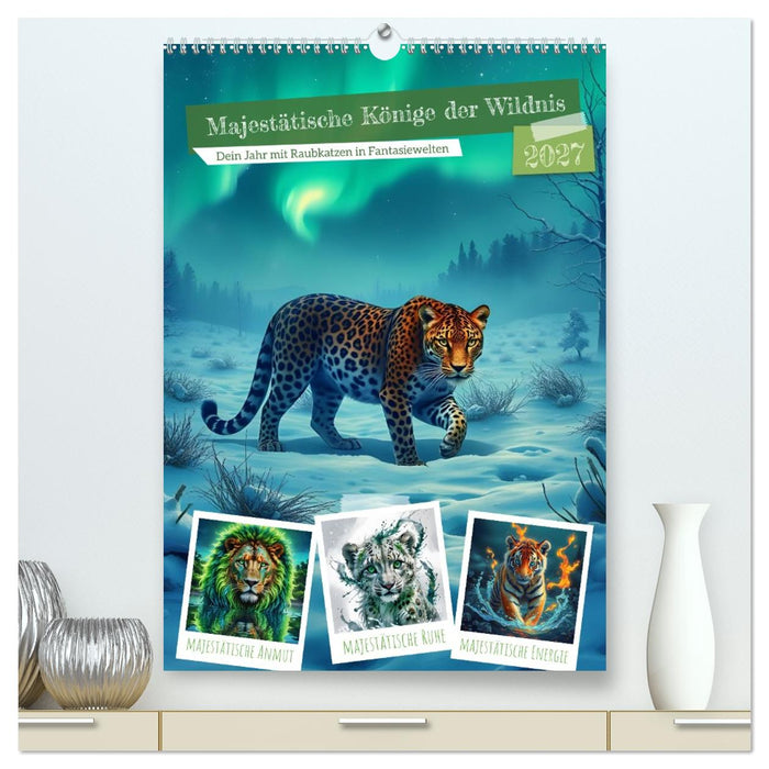 Majestätische Könige der Wildnis (CALVENDO Premium Wandkalender 2027)